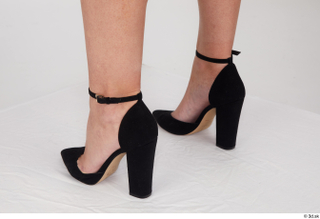 Babbie black high heels sandals business foot shoes 0006.jpg